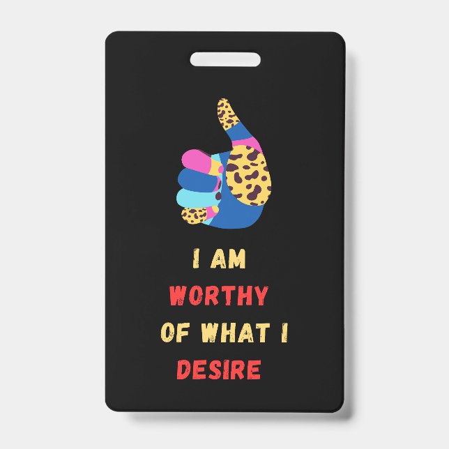 Worthy ID Badge (Front)