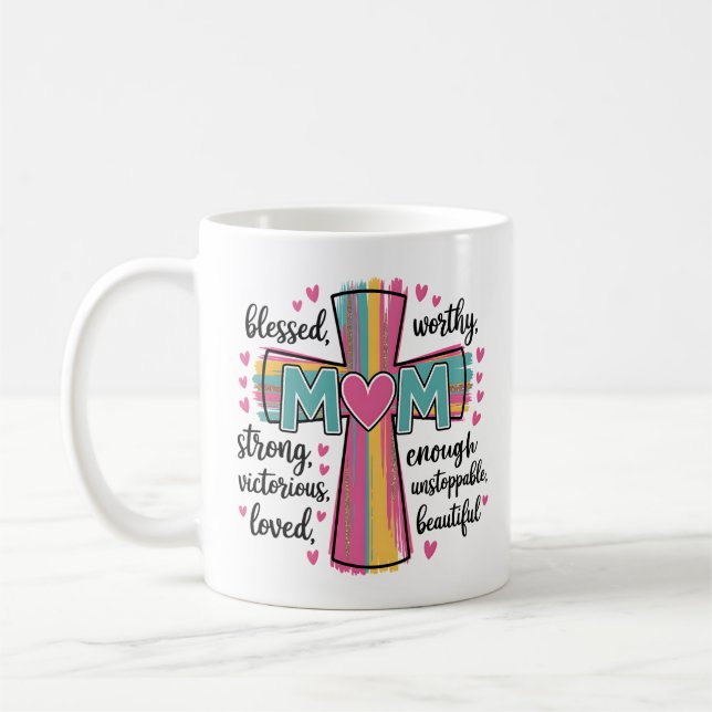 Worthy Loved Mum Mug | Faith Mother’s Day Gift (Left)