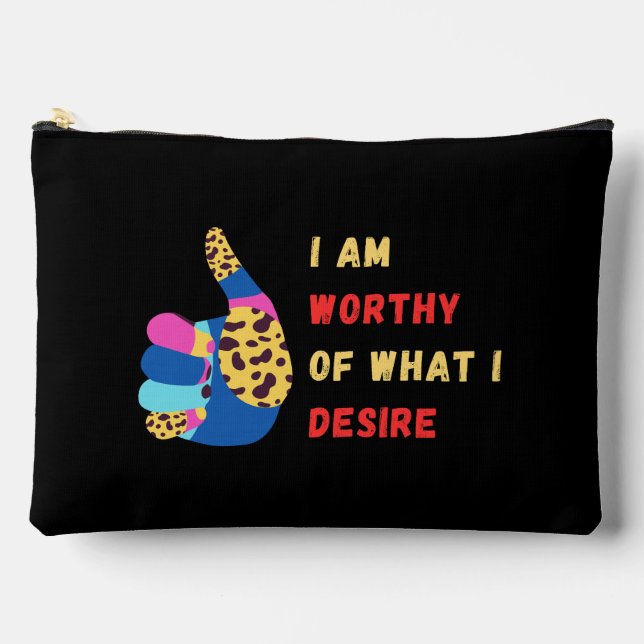 Worthy Print Cut Sew Bag (Front)