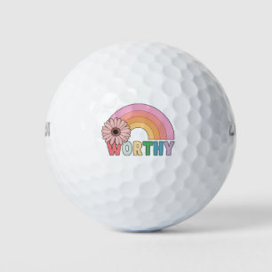 Worthy Rainbow Bloom Golf Balls