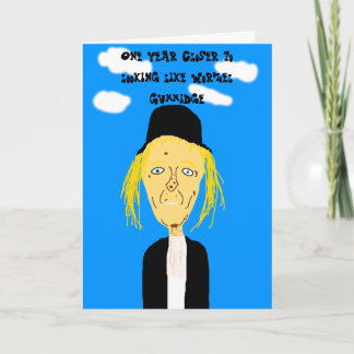 Worzel Gummidge Birthday Card