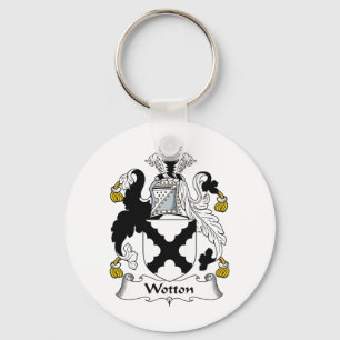 Wotton Family Crest Key Ring