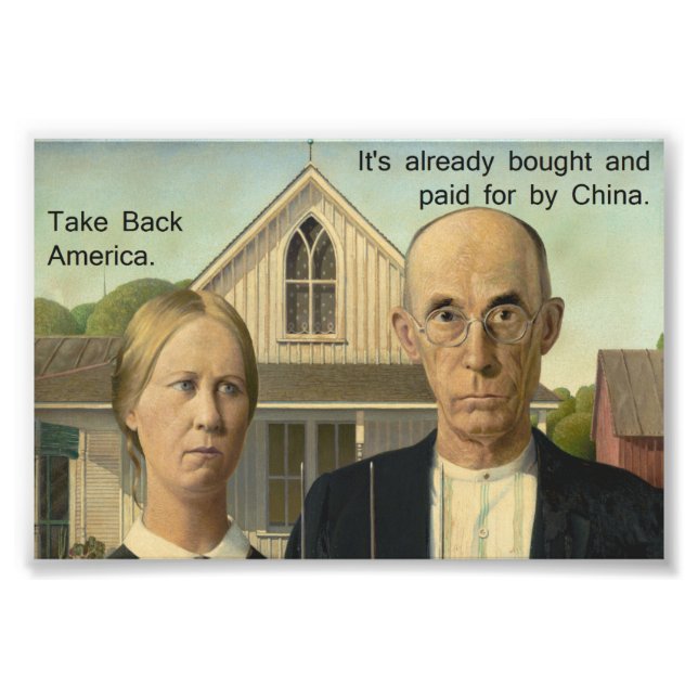 Would Grant Wood China Photo Print (Front)