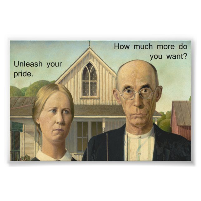 Would Grant Wood Pride Photo Print (Front)