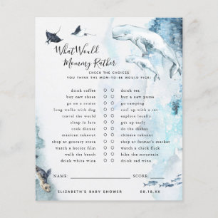 Would Mommy Rather Baby Shower Game