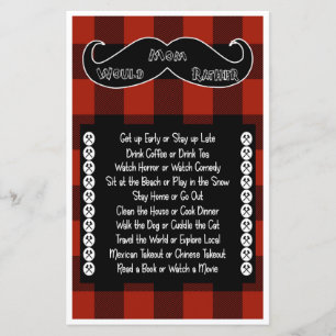 Would Mum Rather Little Lumberjack Baby Shower