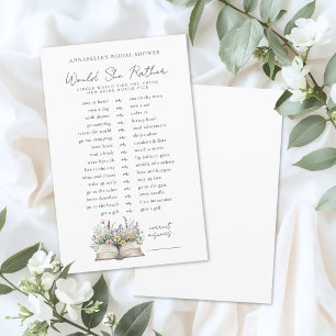 Would Rather Book Bridal Shower