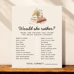 Would She Rather New Chapter Begins Bridal Shower