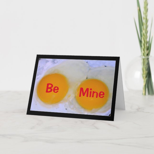 Would You Be My Egg-Stra Special Valentine? Holiday Card (Front)