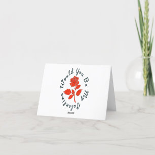 Would You Be My Valentine Holiday Card