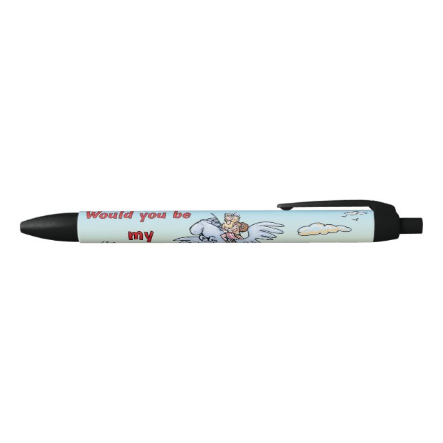 Would you be my Valhallentine Black Ink Pen (Top)