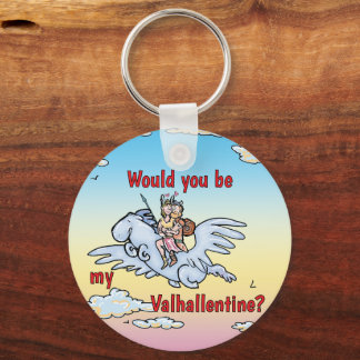 Would you be my Valhallentine Key Ring