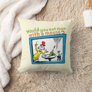 Would You Eat Them With A Mouse? Cushion