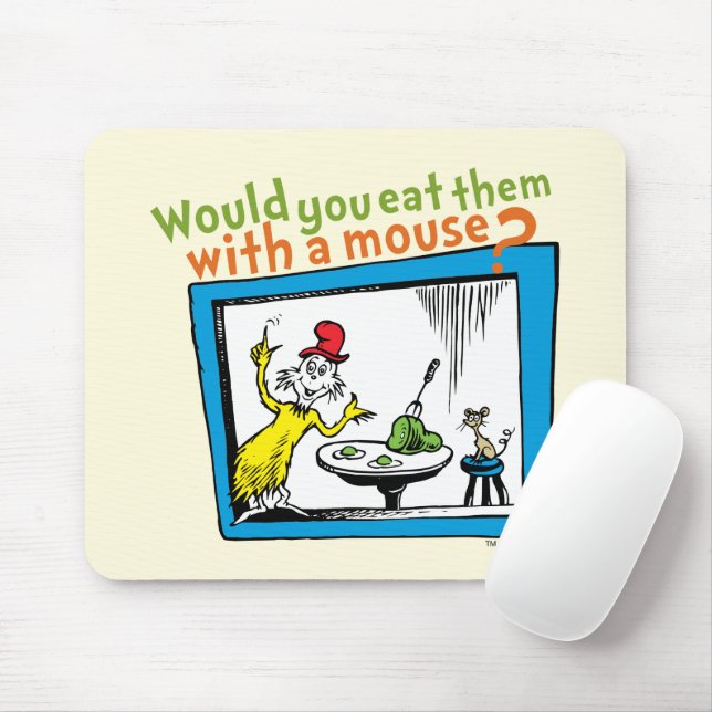 Would You Eat Them With A Mouse? Mouse Mat (With Mouse)