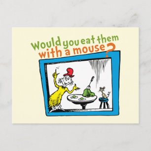 Would You Eat Them With A Mouse? Postcard