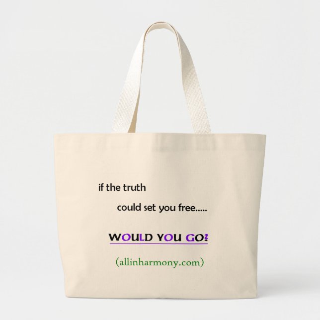 Would you go? Tote (Front)