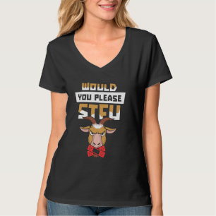 Would You Please Shut Up Goat Farming Farm - Farme T-Shirt