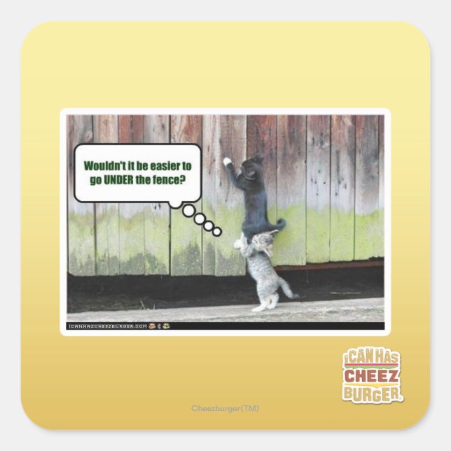 Wouldn't it be easier square sticker (Front)