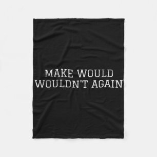 Wouldn't Would Trump 8645 86 45 Anti Vintage Fleece Blanket