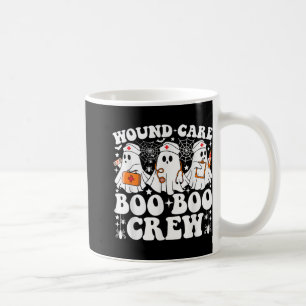 Wound Care Boo Boo Crew Nurse Funny Ghost Hallowee Coffee Mug