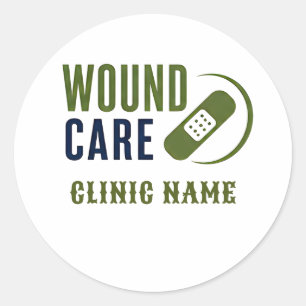 Wound Care Medical Team Classic Round Sticker