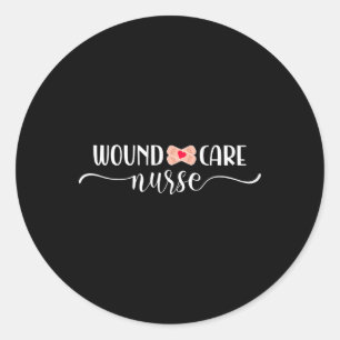 Wound Care Nurse Classic Round Sticker