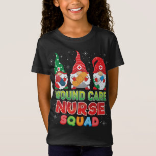 Wound Care Nurse Squad Christmas Gnomes Ugly Sweat T-Shirt