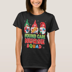 Wound Care Nurse Squad Christmas Gnomes Ugly Sweat T-Shirt