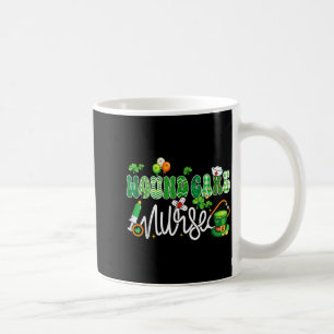 Wound care nurse stethoscope lucky shamrock st coffee mug