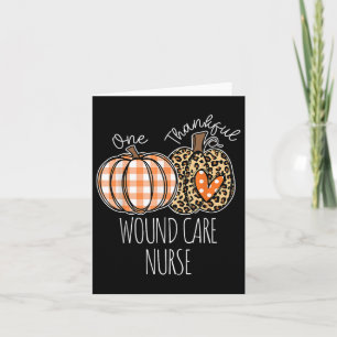 Wound Care Nurse Thanksgiving Wound Specialist Card