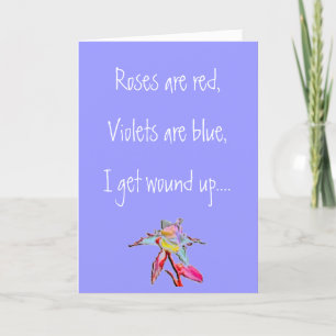Wound Up Love Card