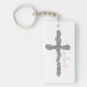 Wounded For Us Key Ring