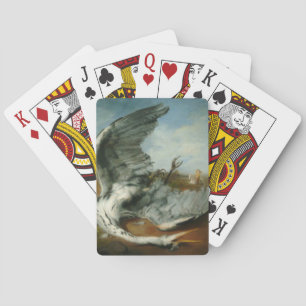 Wounded Heron (by George Frederick Watts) Playing Cards