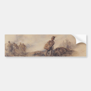 Wounded Soldier After the Battle (War Scene) Bumper Sticker