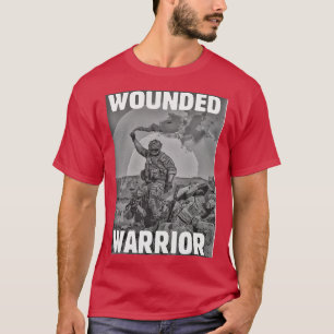 Wounded warrior design pattern ActiveCopy T-Shirt
