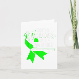 Wounds Are Invisible Mental Health Awareness Women Card