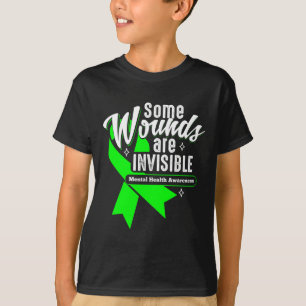 Wounds Are Invisible Mental Health Awareness Women T-Shirt