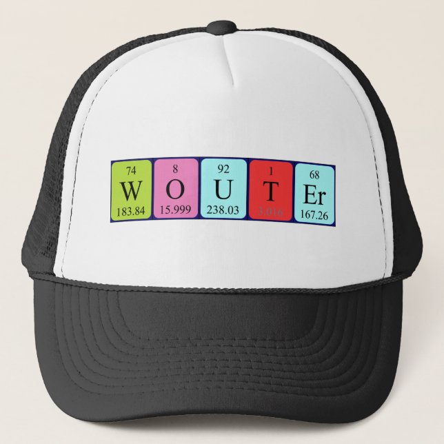 Wouter periodic table name hat (Front)
