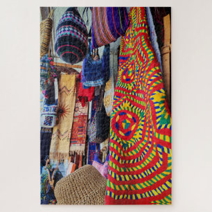 Woven Bags Close-Up Jigsaw Puzzle