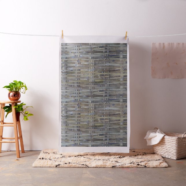 Woven bamboo pattern fabric (In Situ)