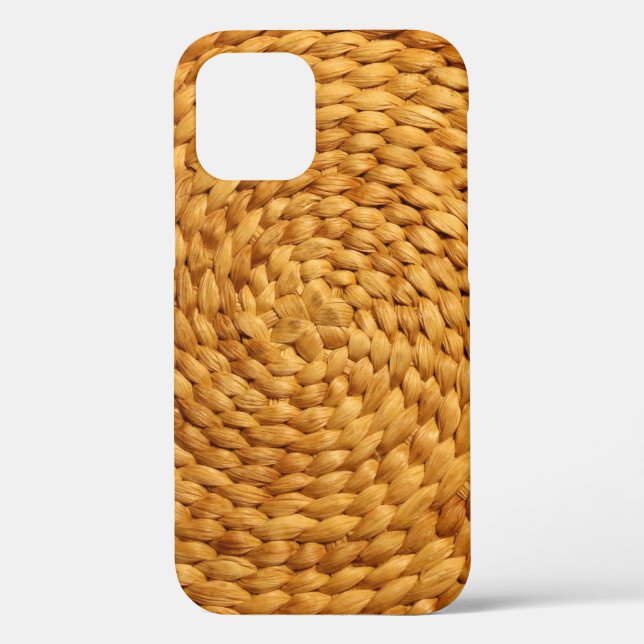 woven bast background texture brown Case-Mate iPhone case (Back)