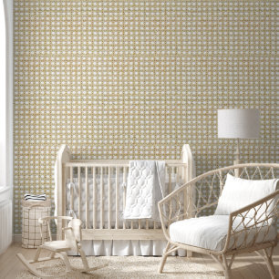 Woven Cane Webbing   Natural Rattan  Wallpaper