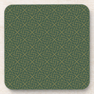 Woven Celtic Knot Pattern Coaster