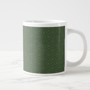 Woven Celtic Knot Pattern Large Coffee Mug