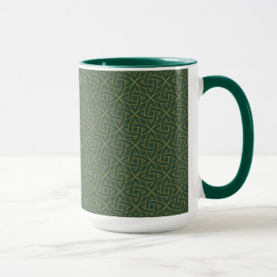 Woven Celtic Knot Pattern Mug
