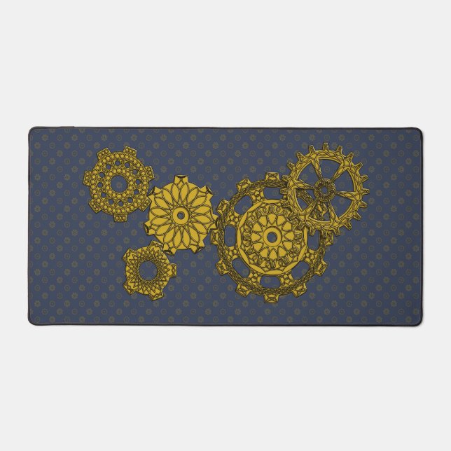 Woven Clockwork Desk Mat (Front)