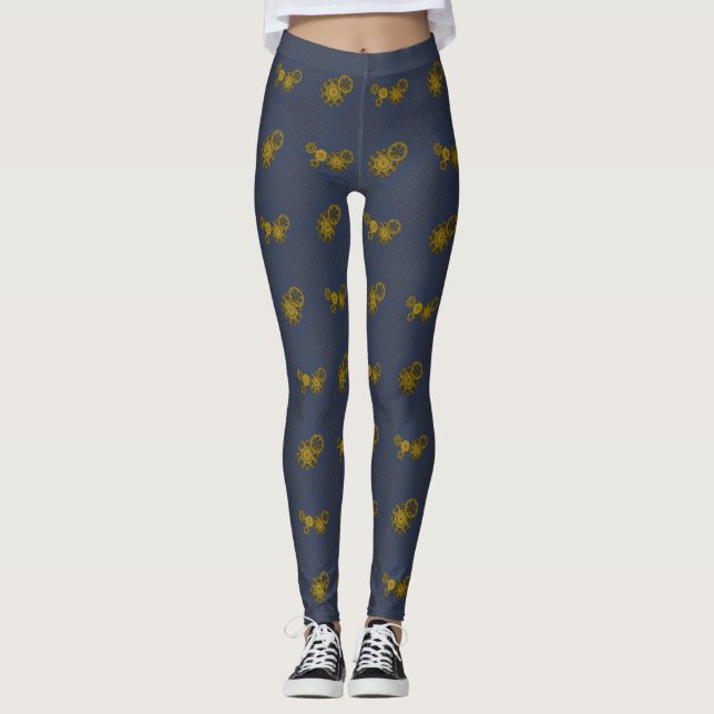 Woven Clockwork Leggings (Front)