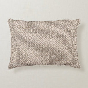 Woven Fabric Rustic Pattern Decorative Cushion