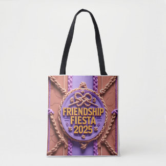 Woven Joy Tote Bag