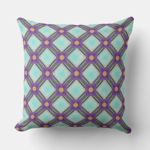 Woven Light Cyan  Cushion